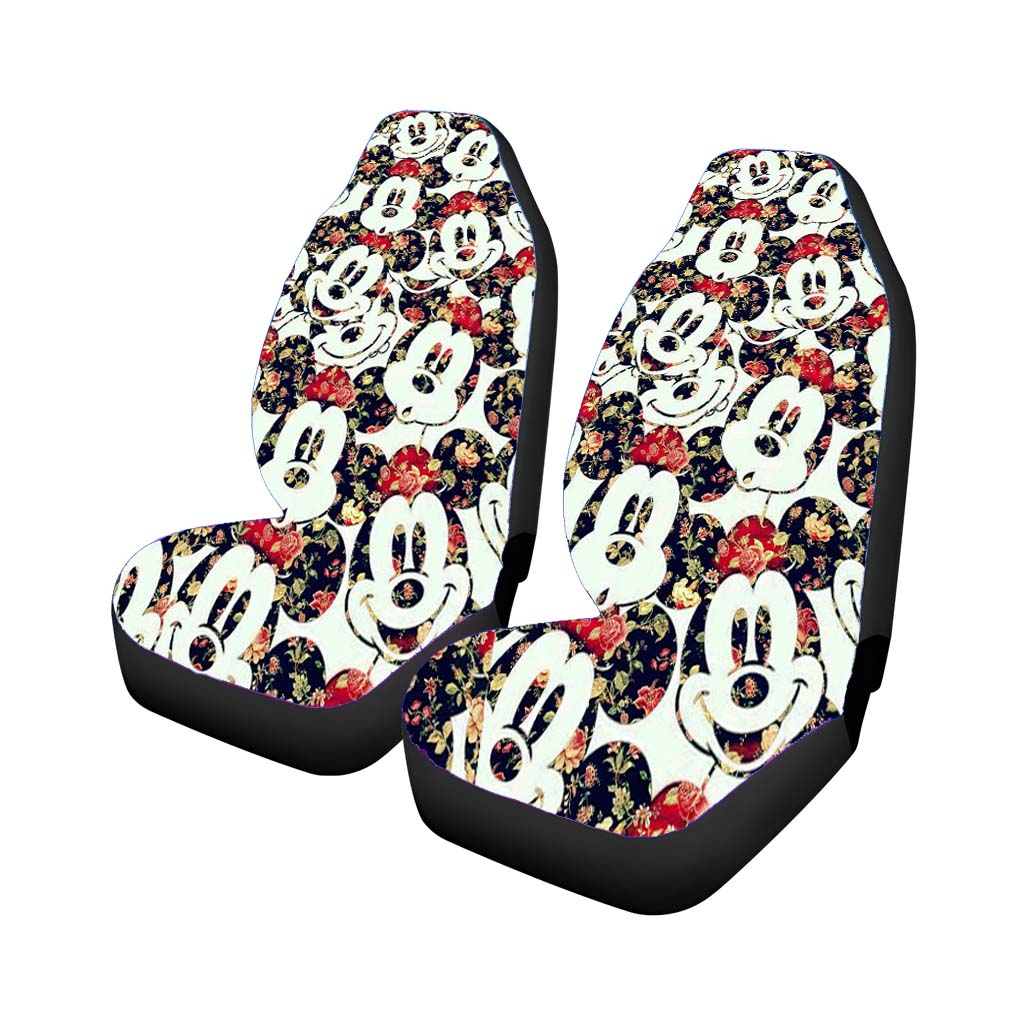 Micky Mouse Flower car Seat Covers
