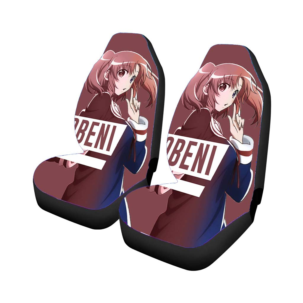 Mikakunin De Shinkoukei Kobeni Yonomori car Seat Covers