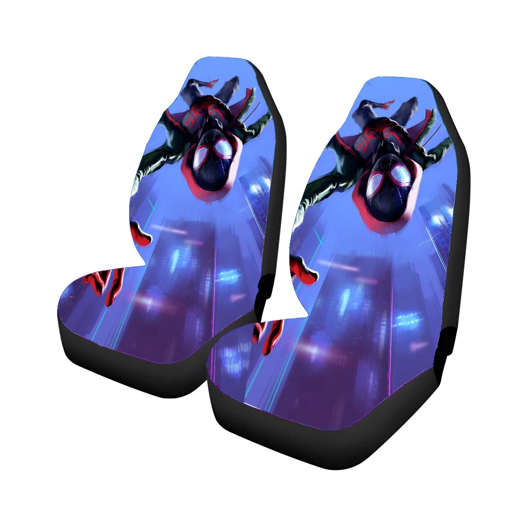 Miles Morales In Spider Man Into The Spider Verse car Seat Covers