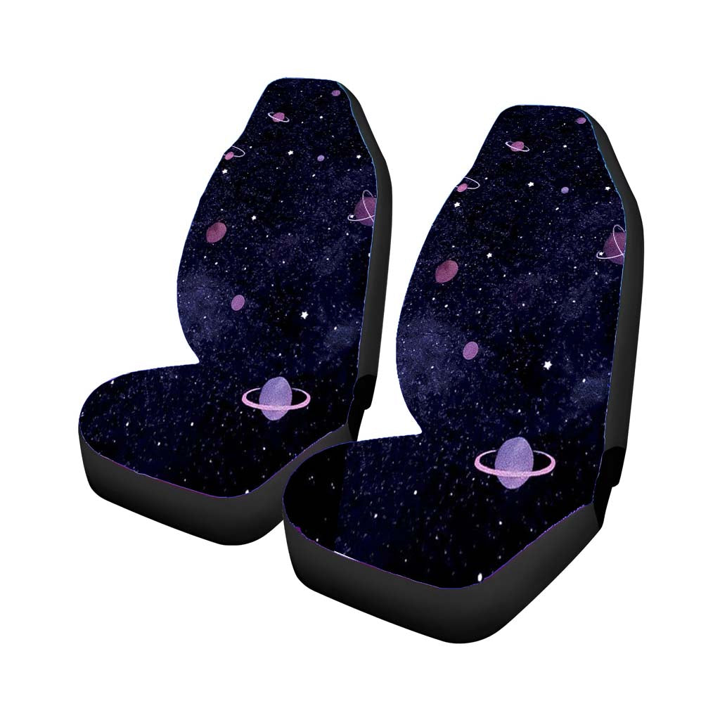 Milky White Galaxy Pattern car Seat Covers
