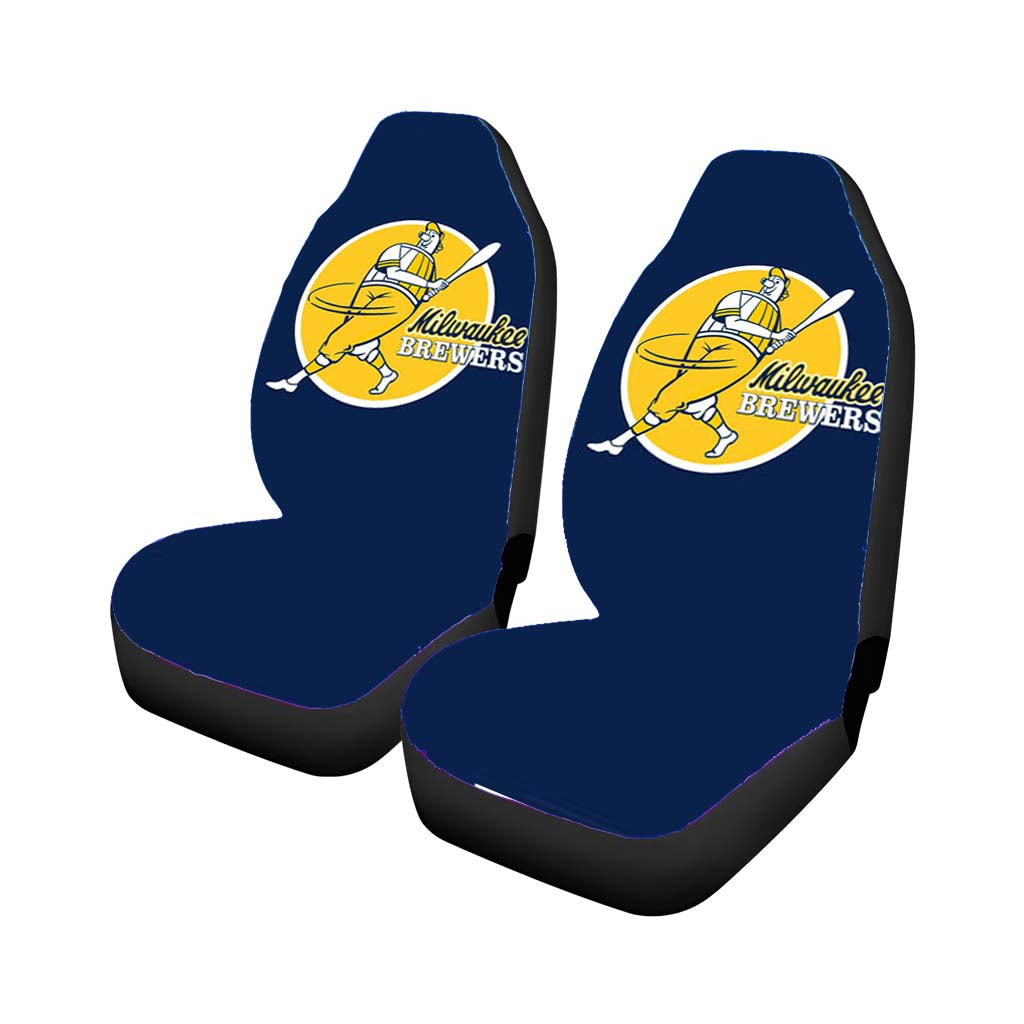 Milwaukee Brewers Player Cartoon car Seat Covers
