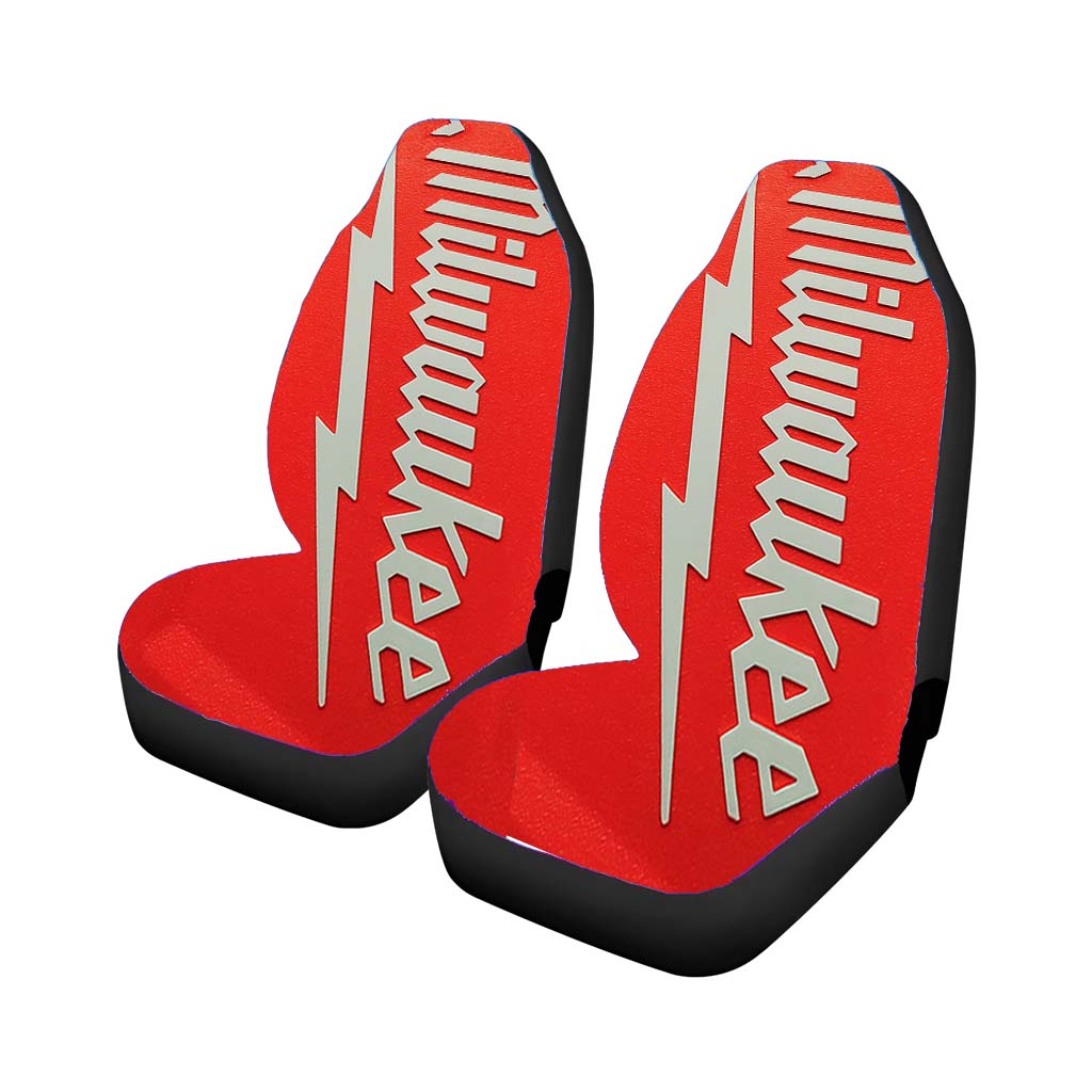 Milwaukee Tools Logo car Seat Covers
