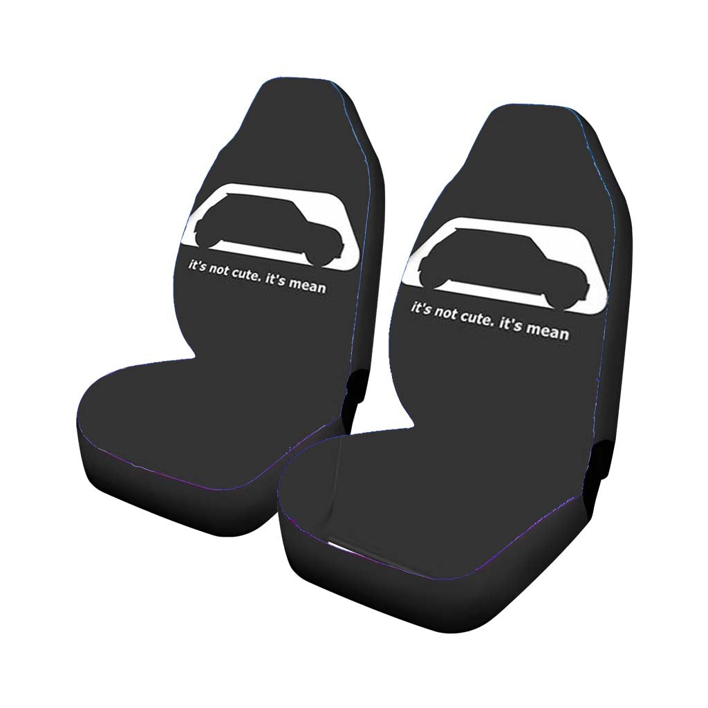 Mini Cooper Its Not Cute Its Mean car Seat Covers