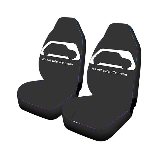 Mini Cooper Its Not Cute Its Mean Universal Fit Car Seat Covers