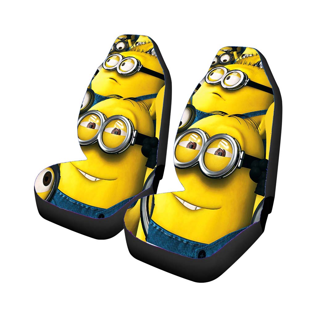 Minion Pattern Funny car Seat Covers