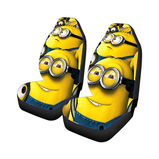 Minion Pattern Funny Universal Fit Car Seat Covers
