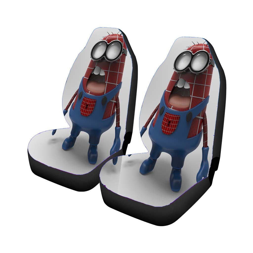 Minion Spider Man car Seat Covers