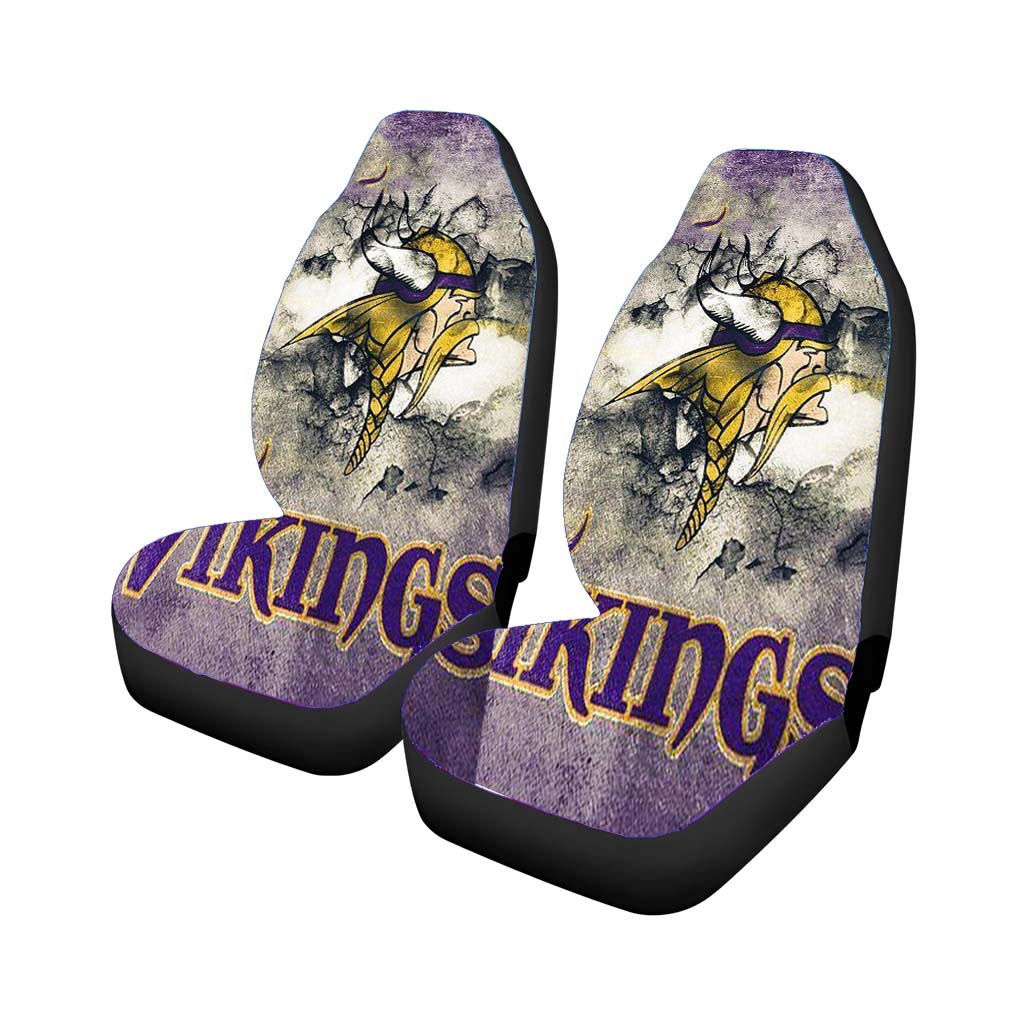 Minnesota Vikings Grunge Logo car Seat Covers