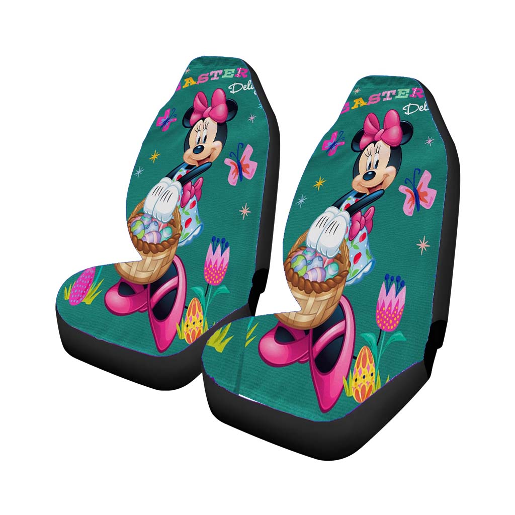 Minnie Mouse Easter car Seat Covers
