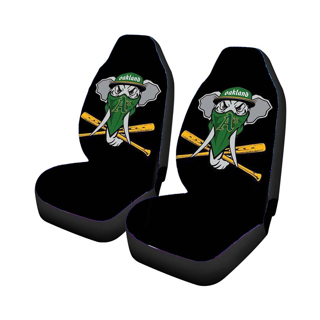 Mlb Oakland Athletics Elephant Logo car Seat Covers