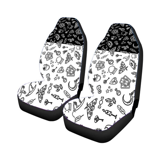 Modern Witch Pattern Universal Fit Car Seat Covers