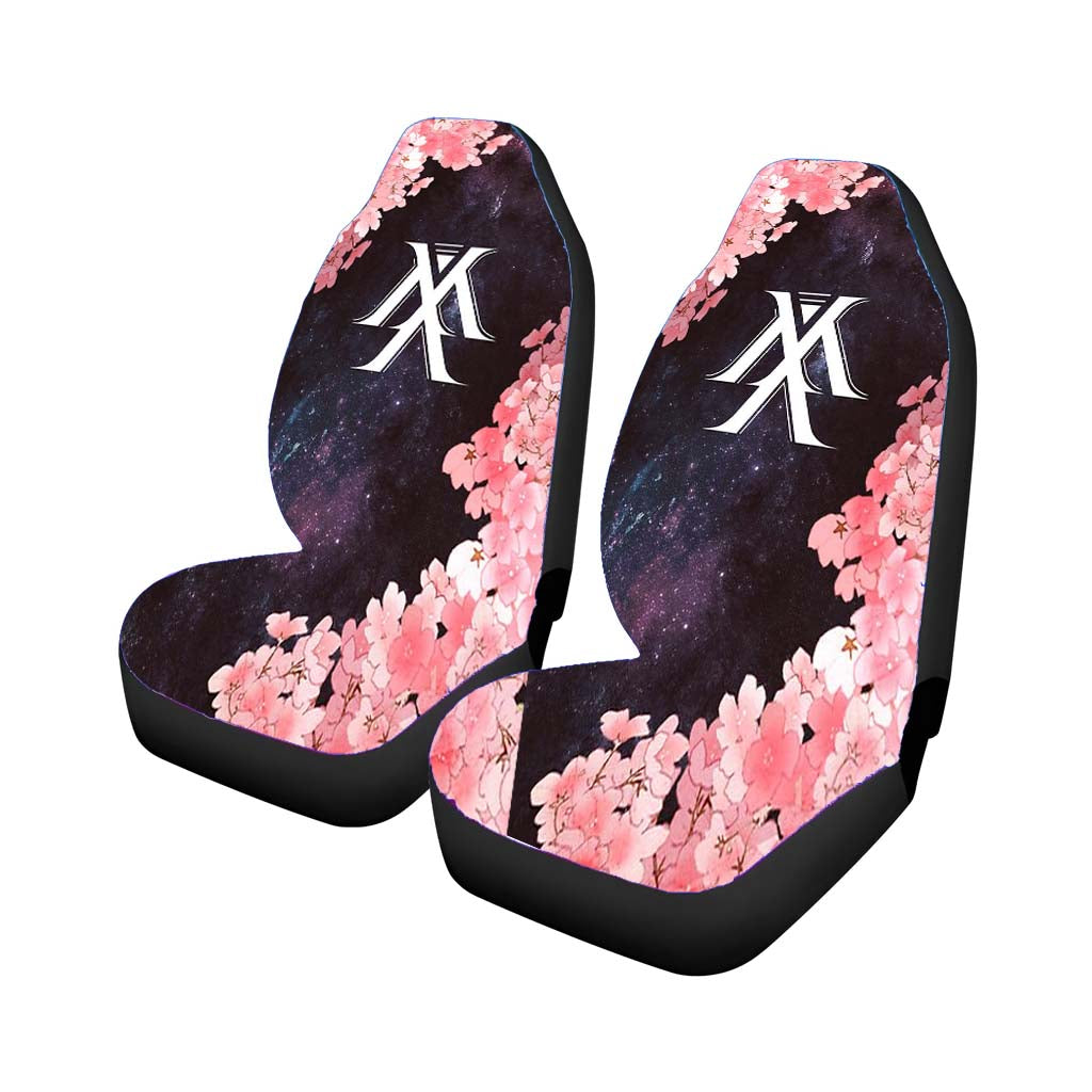 Monsta X Symbol Galaxy Flowers car Seat Covers