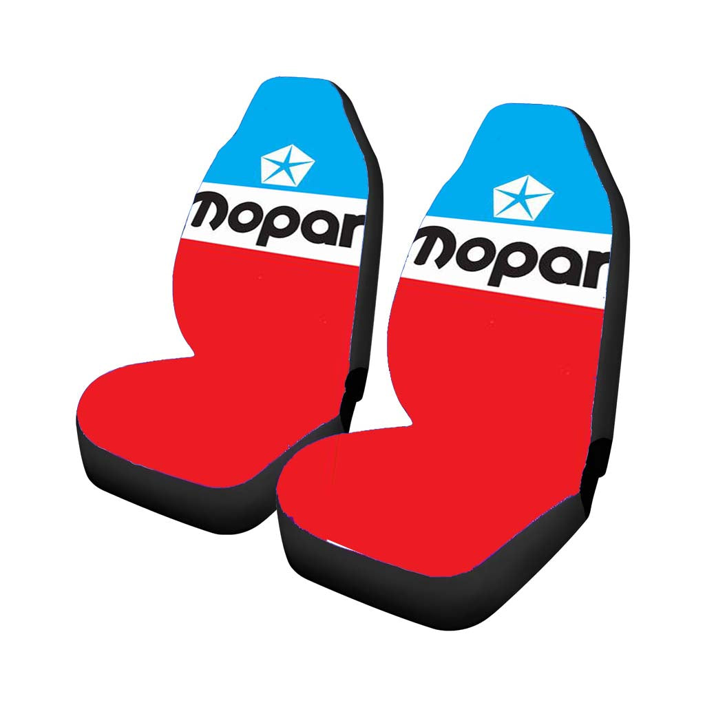 Mopar Black Logo 44 car Seat Covers