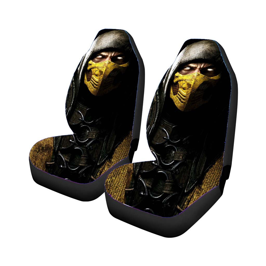 Mortal Kombat X Scorpio Ninja Mask car Seat Covers