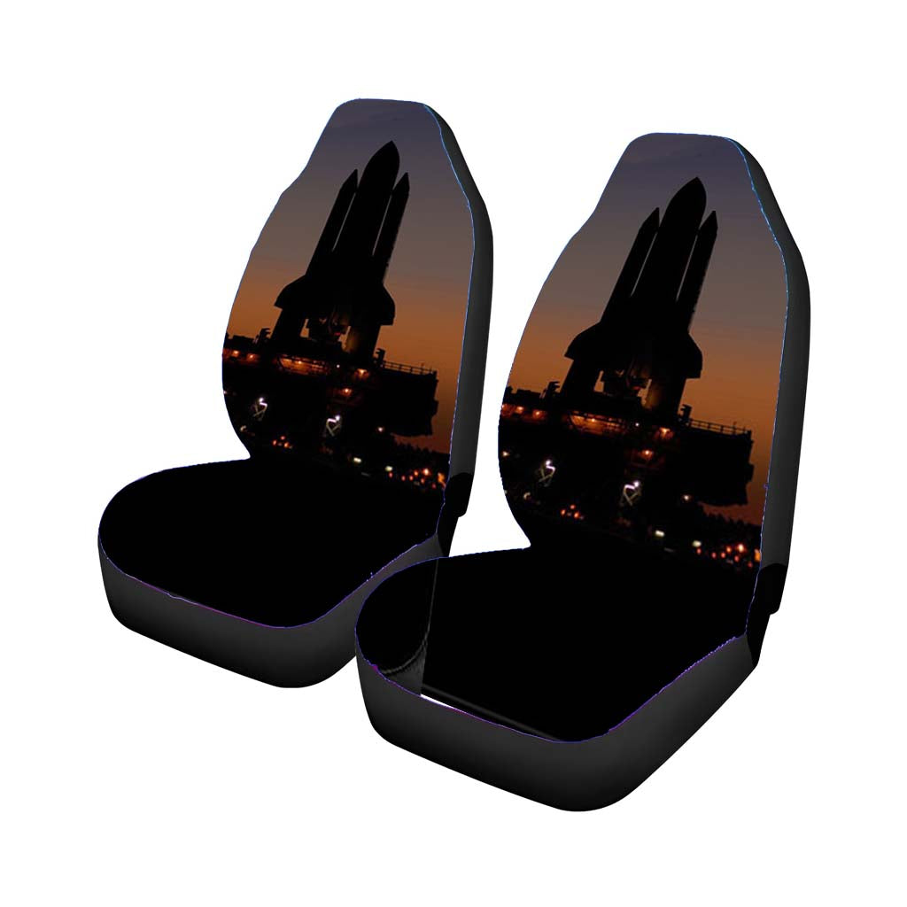 Nasa Shuttle Waiting For Launch car Seat Covers