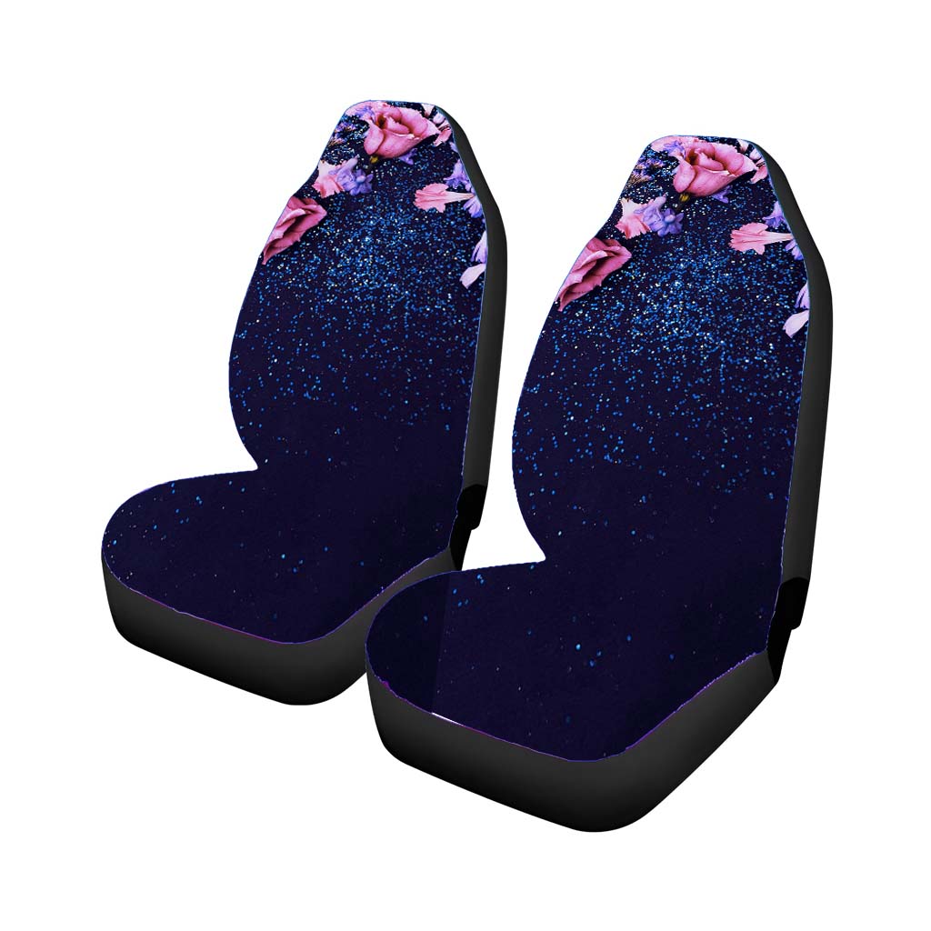 Nature Morning Dew Leaf Flower Rain Flare car Seat Covers