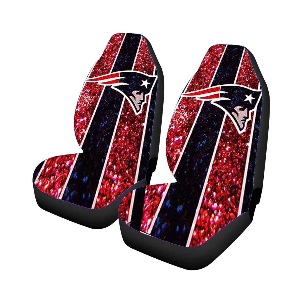 New England Patriots Nfl Logo Glitter car Seat Covers