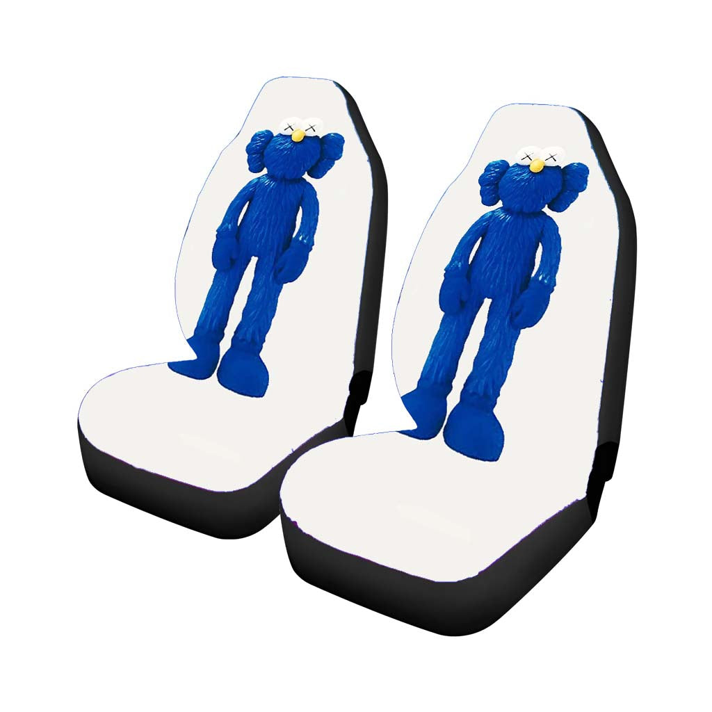 New York Kaws Blue Sculpture car Seat Covers