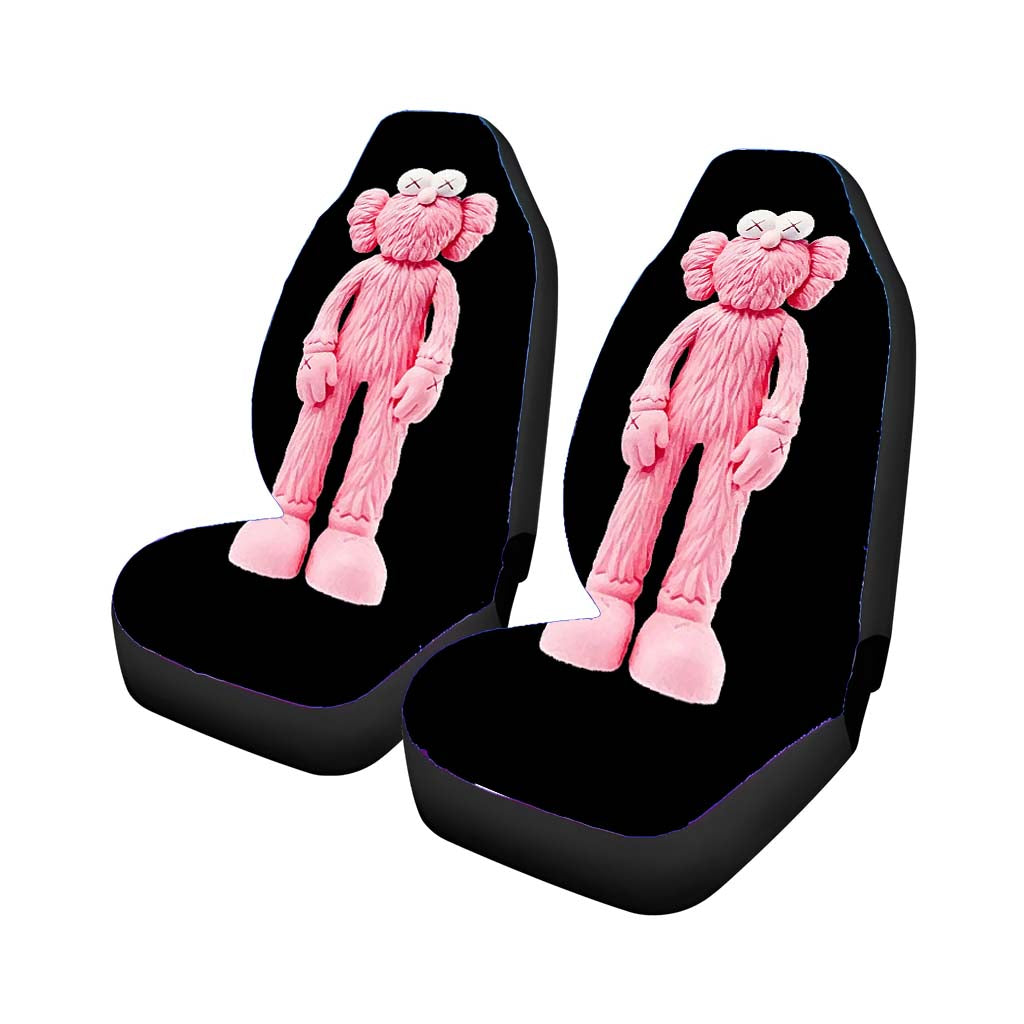 New York Kaws Pink Sculpture car Seat Covers