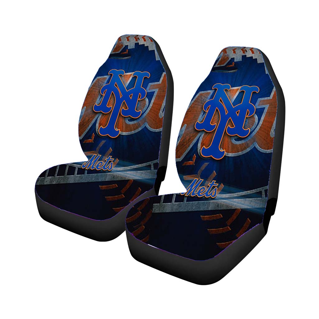 New York Mets Mlb Logo 9 car Seat Covers