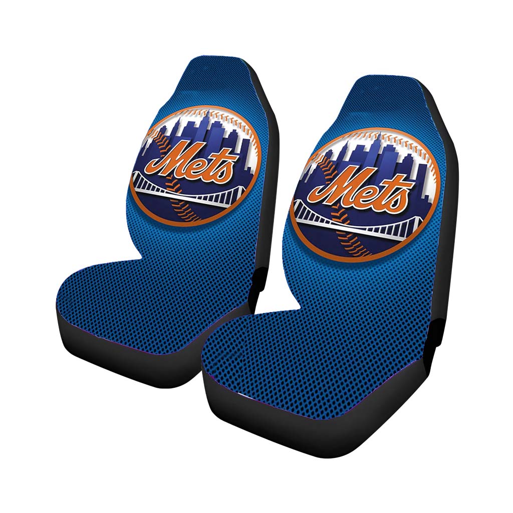 New York Mets Ny Logo car Seat Covers