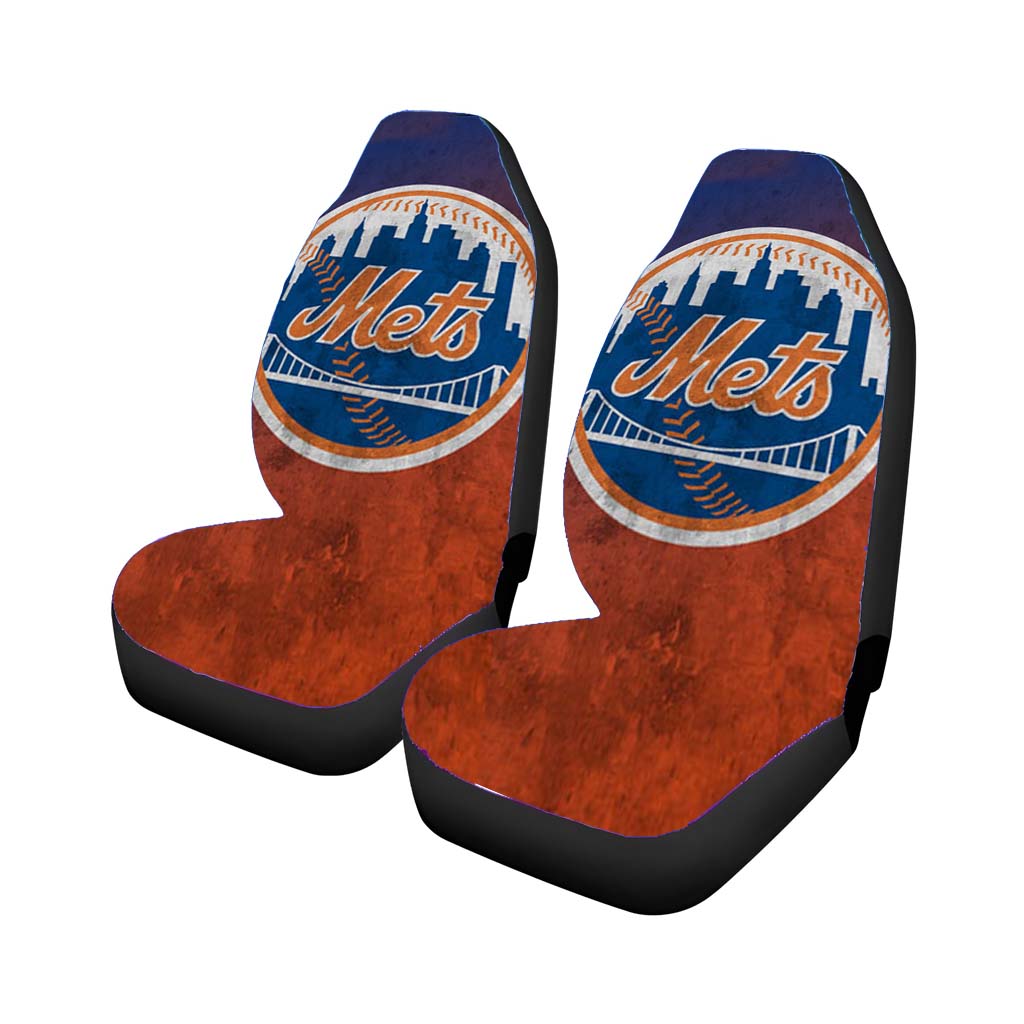 New York Mets Texture car Seat Covers