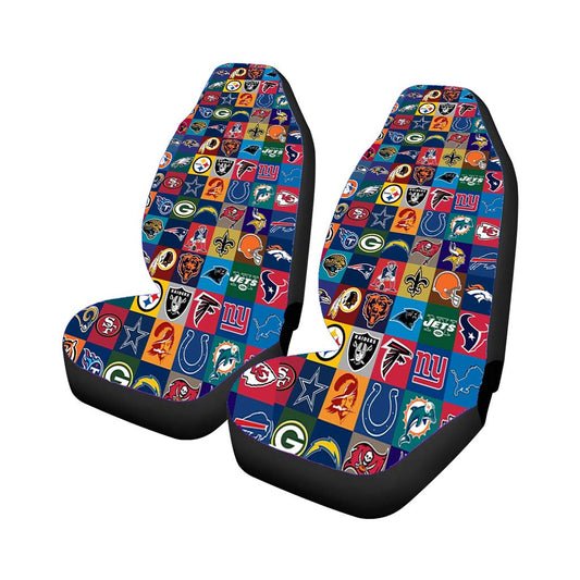 Nfl Teams Logo Collage Collection Universal Fit Car Seat Covers