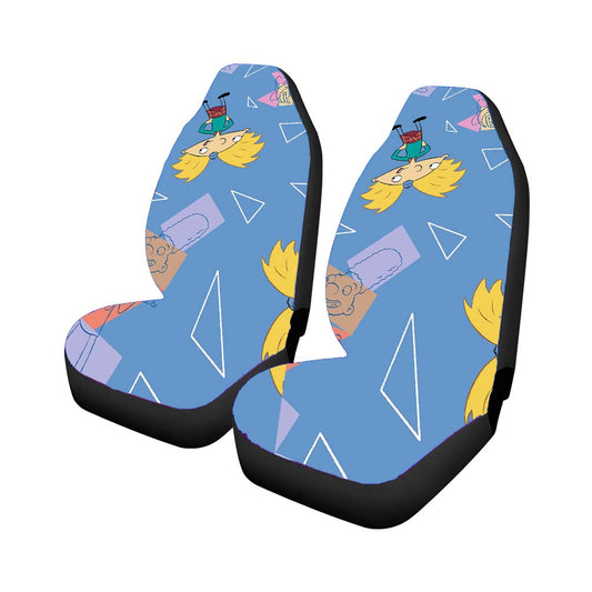 Nickelodeon Hey Arnold Pattern Universal Fit Car Seat Covers