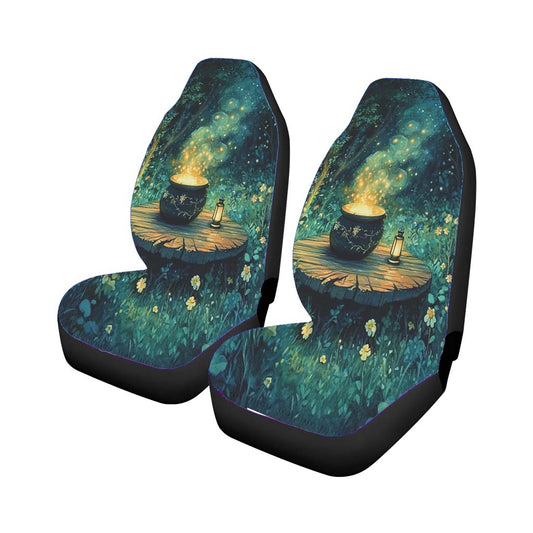 Night Forest Magic Cauldron Universal Fit Car Seat Covers