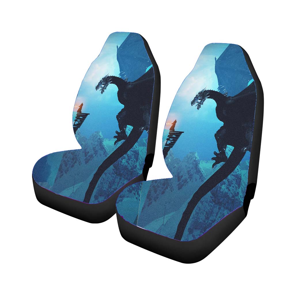 Night King Dragon Vs Lord Of Light Game Of Thrones car Seat Covers