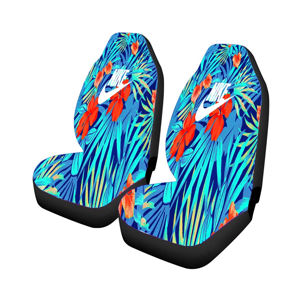 Nike Blue Flower car Seat Covers