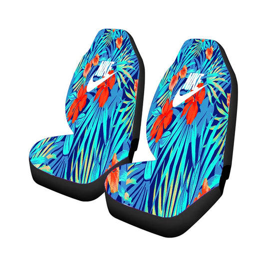 Nike Blue Flower Universal Fit Car Seat Covers