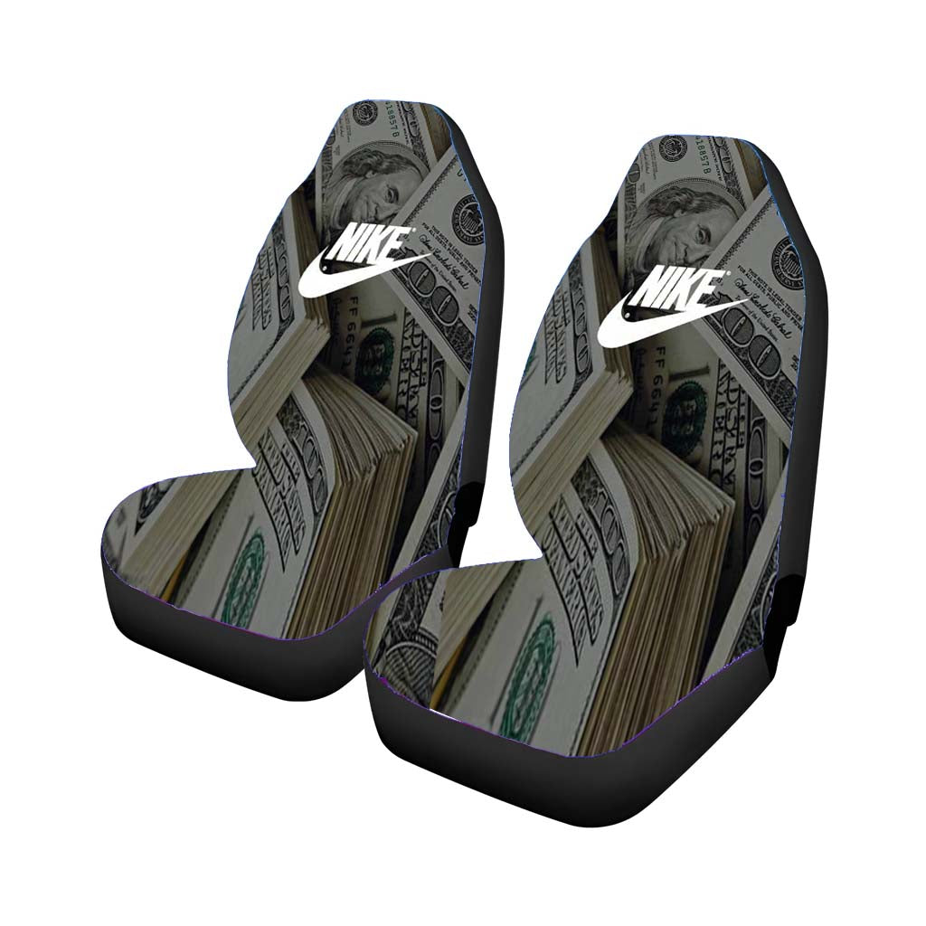 Nike Dollars Background car Seat Covers