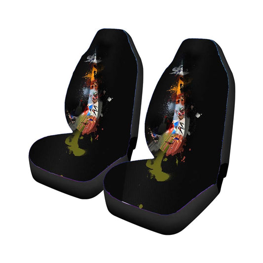 Nike Graffiti Full Colors Logo Universal Fit Car Seat Covers