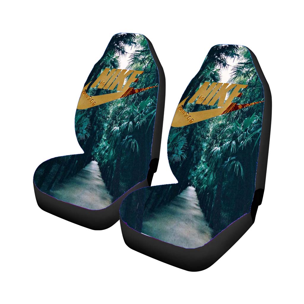 Nike Palm Gold car Seat Covers