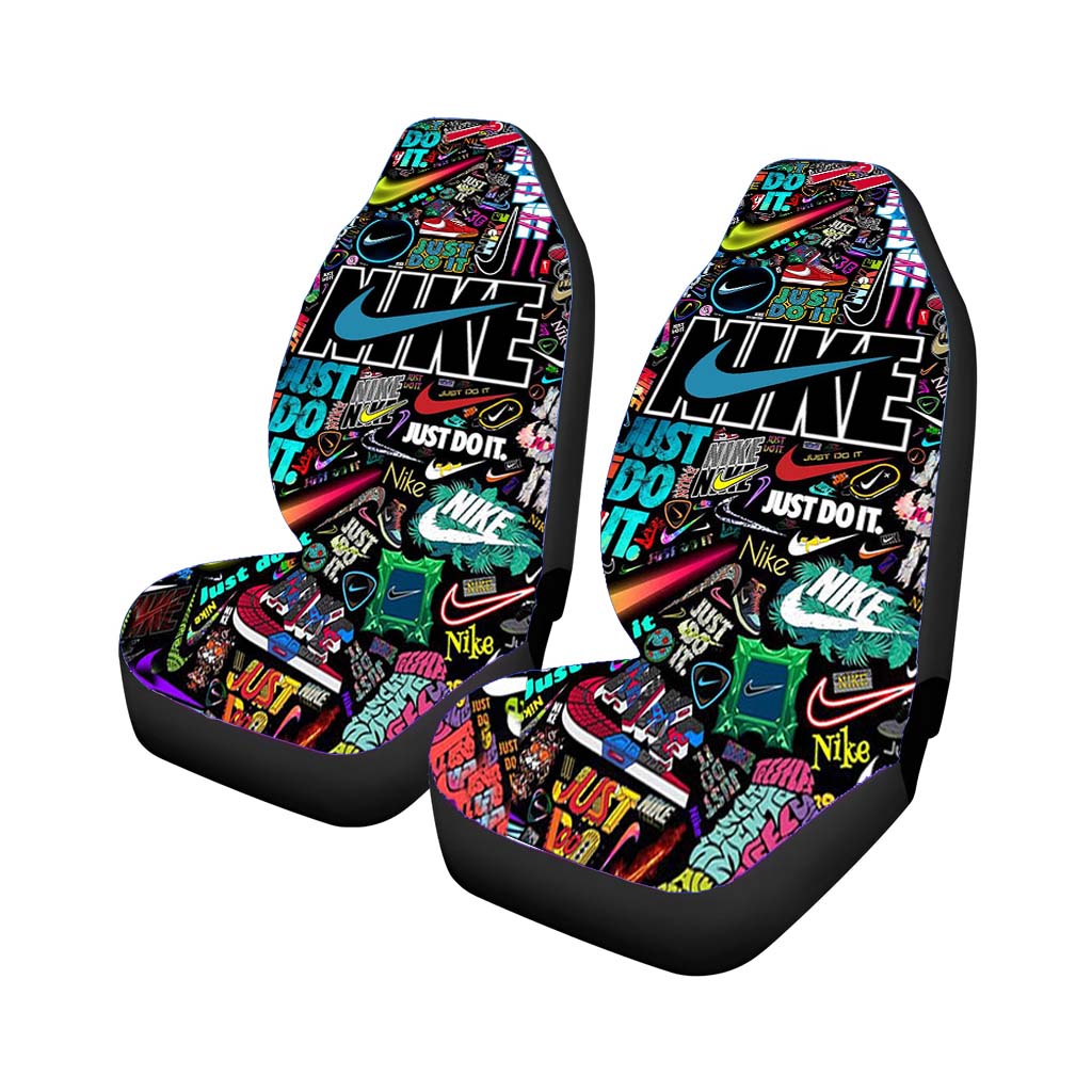 Nike Sticker Collage car Seat Covers