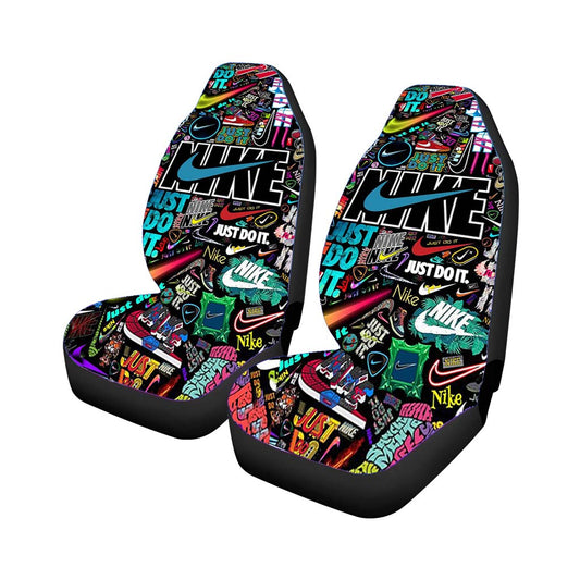 Nike Sticker Collage Universal Fit Car Seat Covers