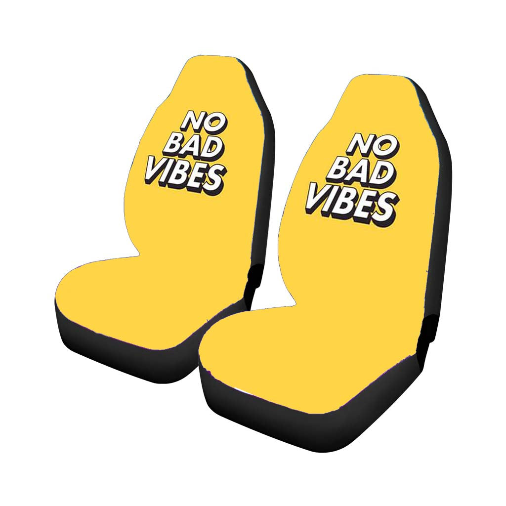No Bad Vibes car Seat Covers