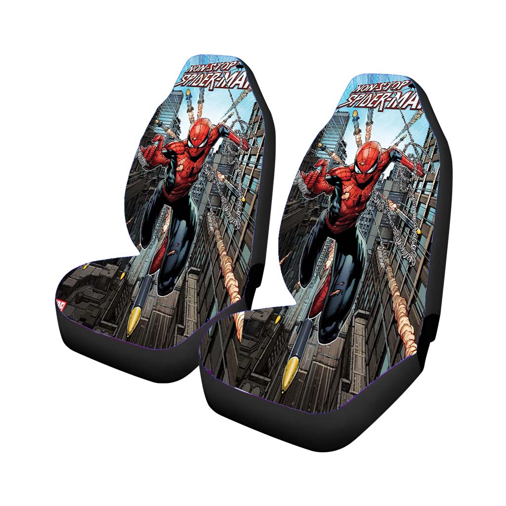 Non Stop Spiderman car Seat Covers