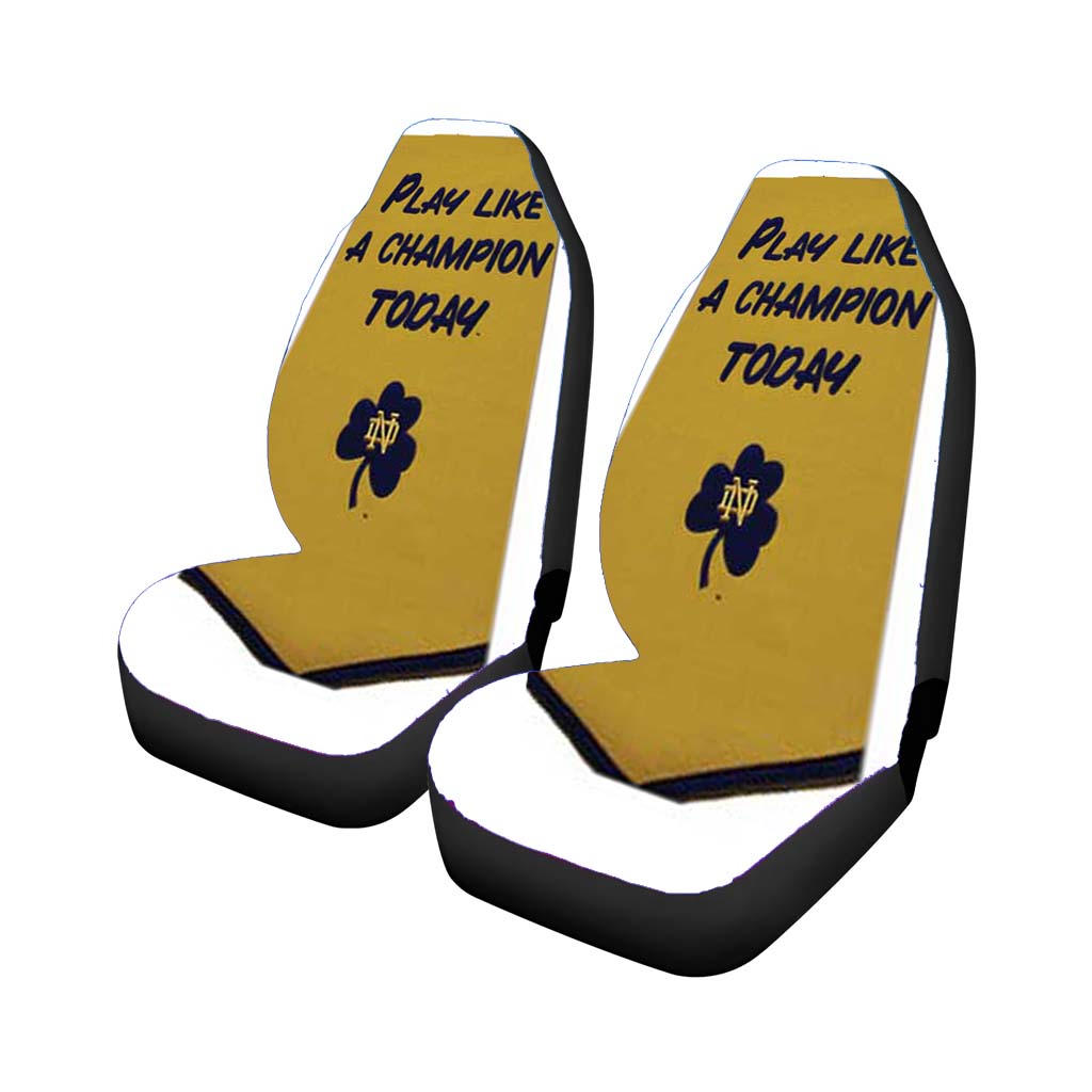 Notre Dame Championship Banner car Seat Covers