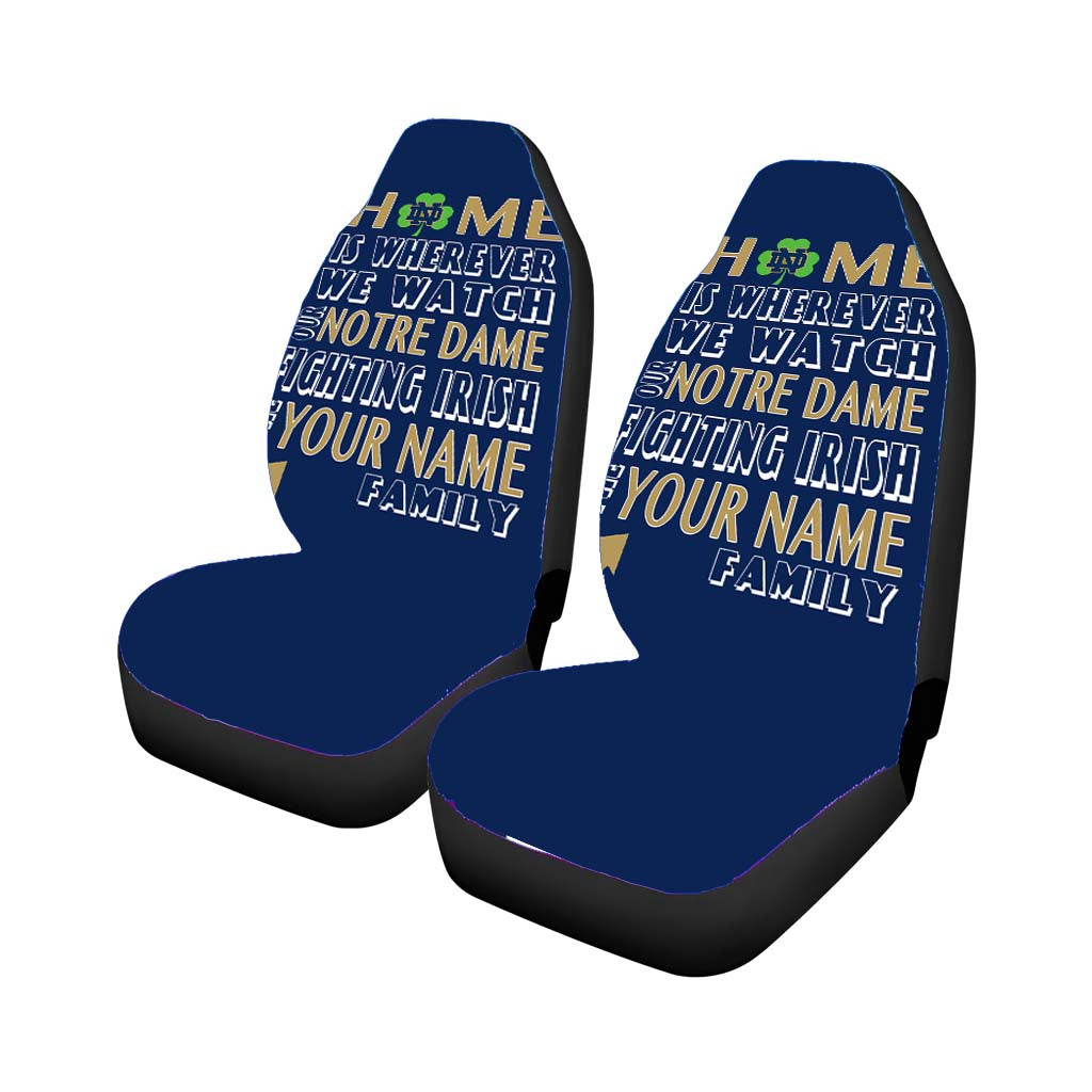 Notre Dame Fighting Irish Personalized car Seat Covers