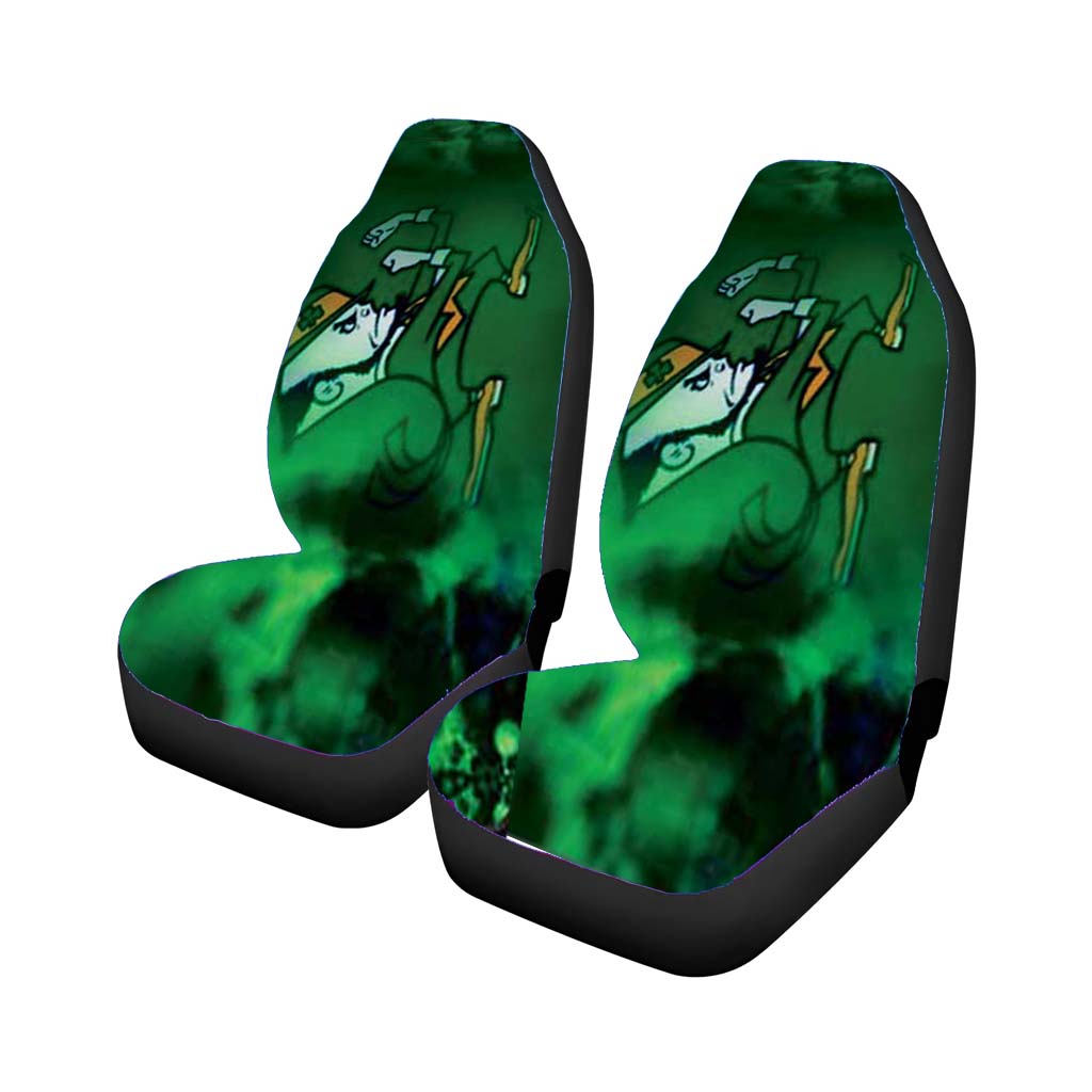 Notre Dame Green Mist car Seat Covers