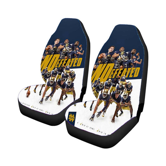 Notre Dame Undefeated Wallpapers Universal Fit Car Seat Covers