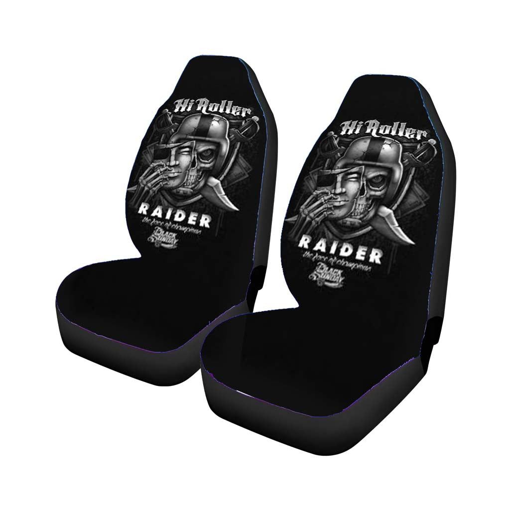 Oakland Raiders Face Of Champions car Seat Covers