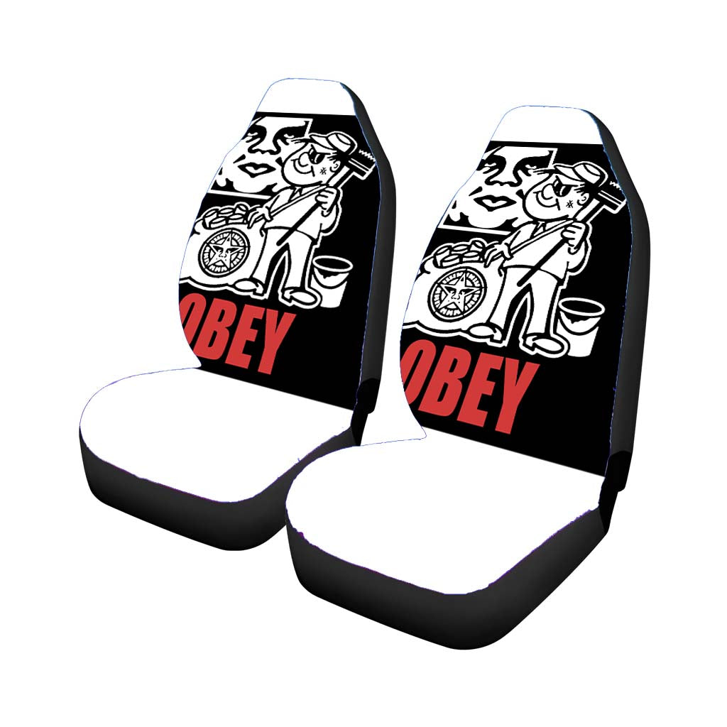Obey Character Vector car Seat Covers