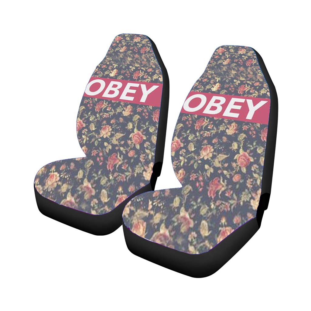 Obey Floral car Seat Covers
