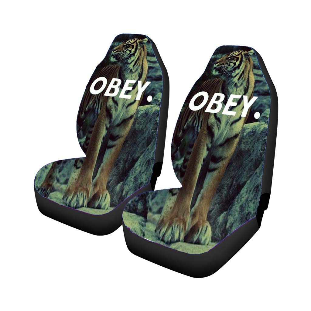 Obey Lion Stone car Seat Covers