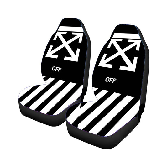 Off White 4 Car Seat Covers Universal Fit