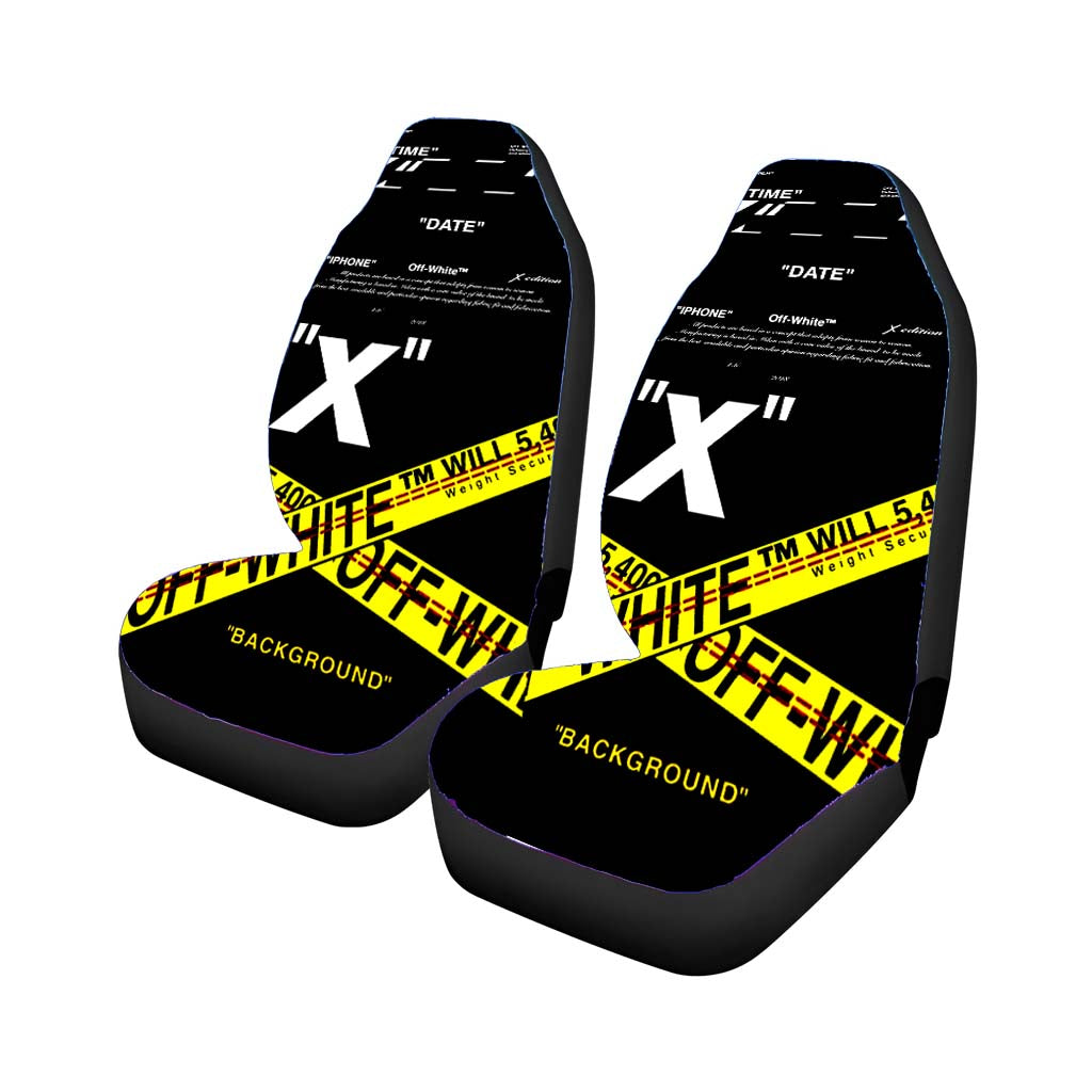 Off White Abloh Virgil car Seat Covers