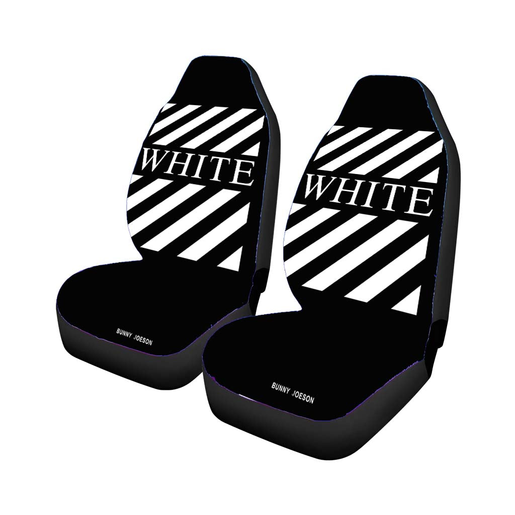 Off White Bunny Joeson car Seat Covers